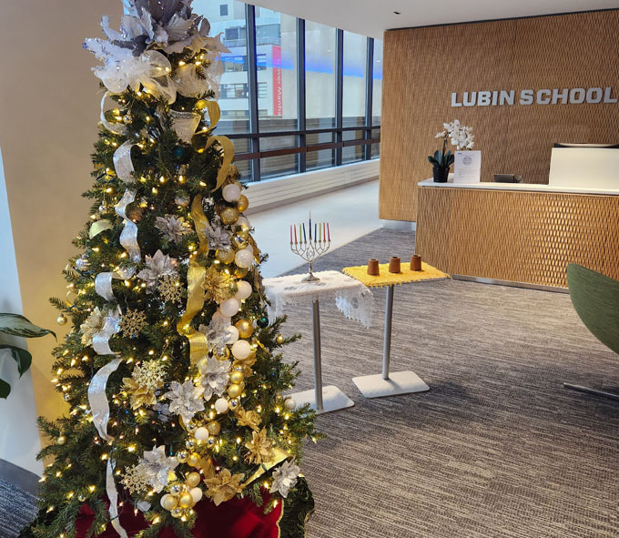 Happy Holidays from the Lubin School of Business!